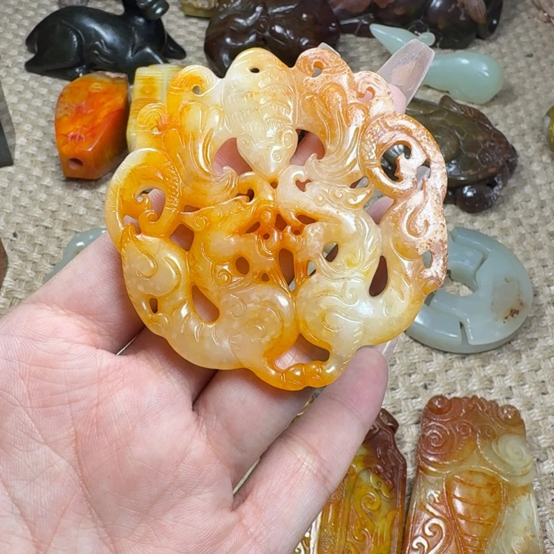 白玉菩提吊坠挂件