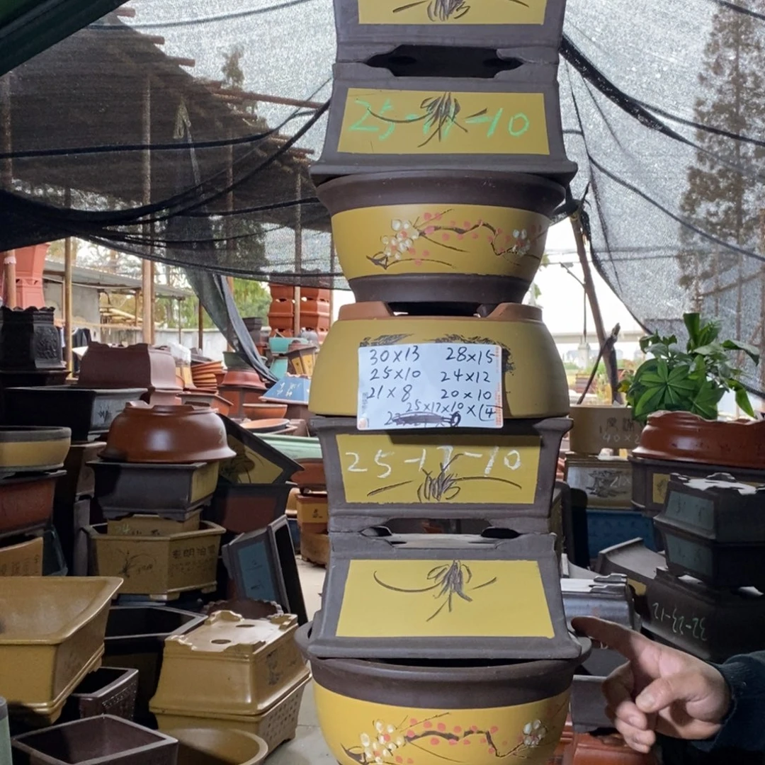 紫砂花盆紫砂花盆