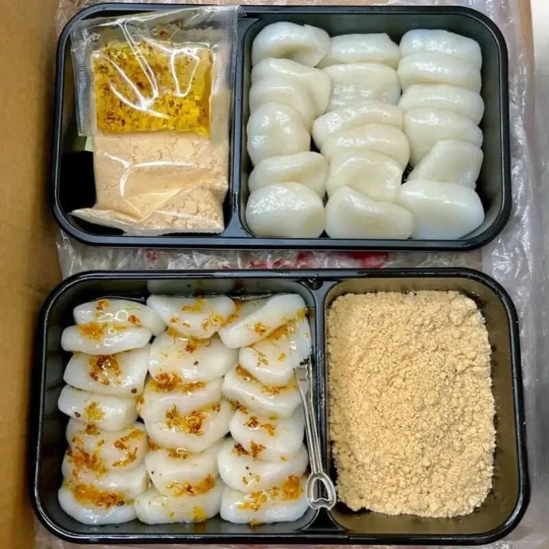 【开盒即食】糯叽叽红糖糯米糍粑手工桂花沾粉麻糍冷吃年糕麻薯小吃
