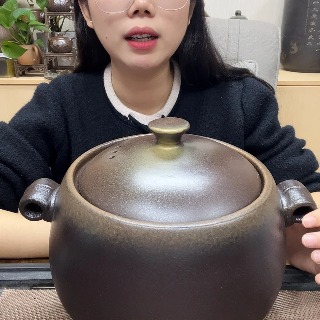 壶老韩坭兴陶 大炖 锅