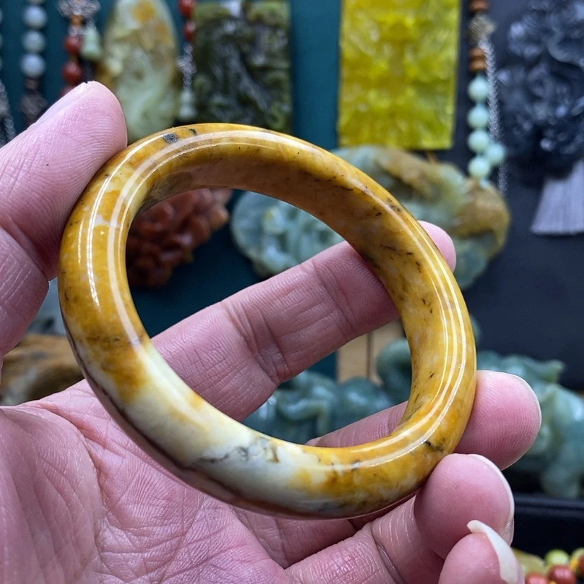 【闪购商品】未镶嵌蛇纹石玉手镯56