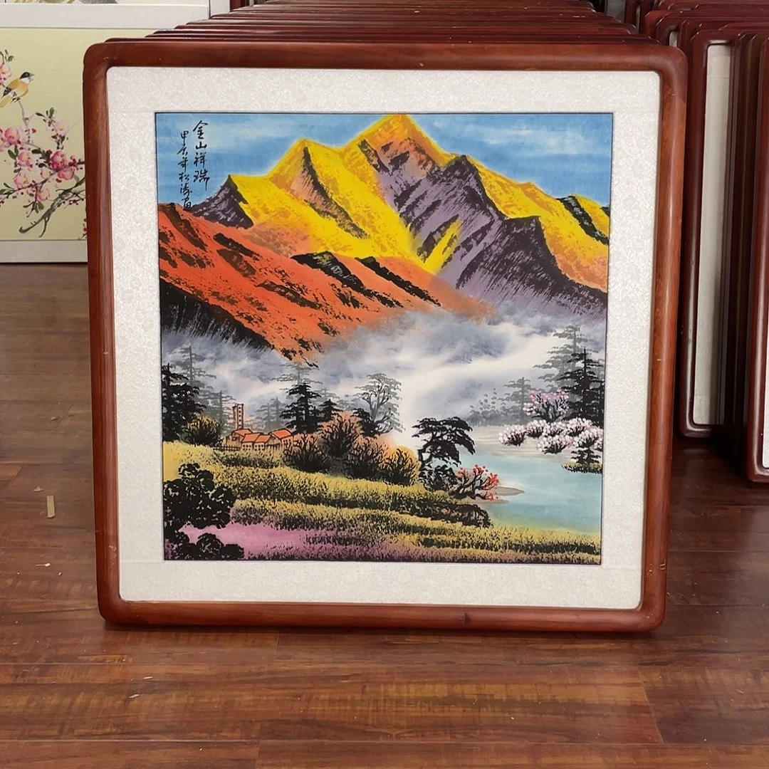 国画带框尺寸63*63厘米