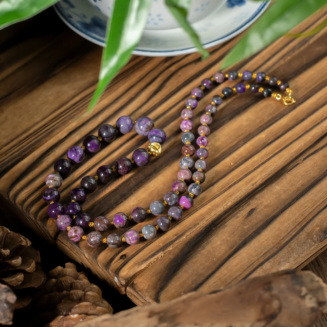 祈宁丨18K金舒俱来圆珠项链/多样性发/P7255/45cm±/4-8mm/均30+