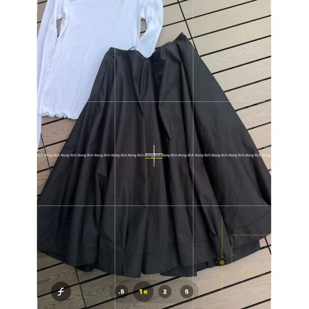 atong/阿彤-【山屿愿】2025 订购款大牌极简晚会款半身裙0410-28