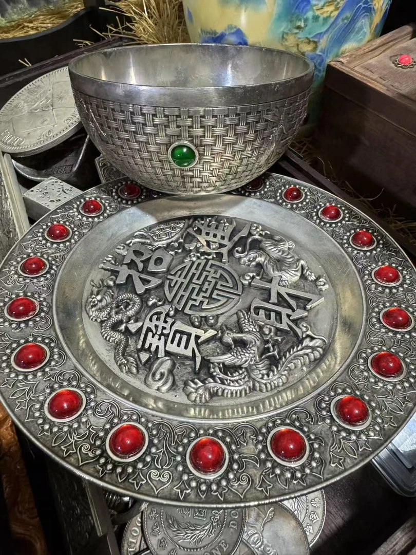 盘碗一套摆件代拍链接