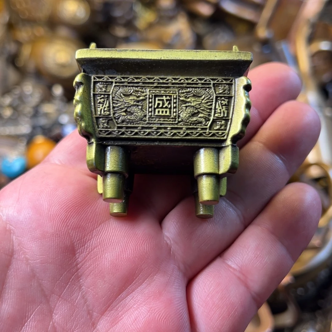 茶壶香炉铜器摆件