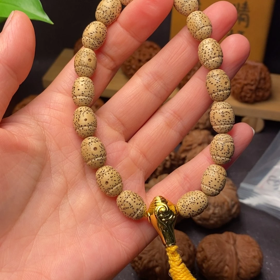把件文玩核桃一星月
