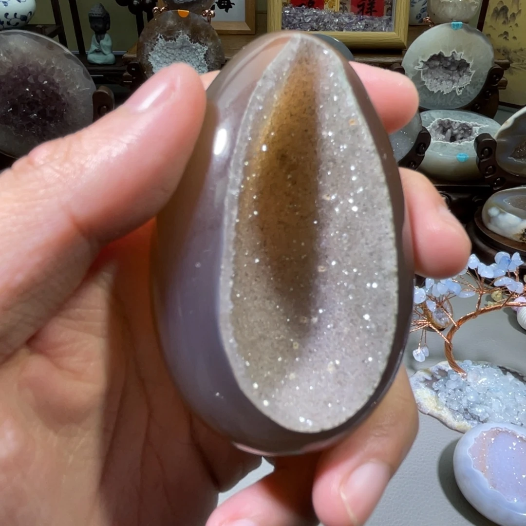摆件未镶嵌水晶龙蛋