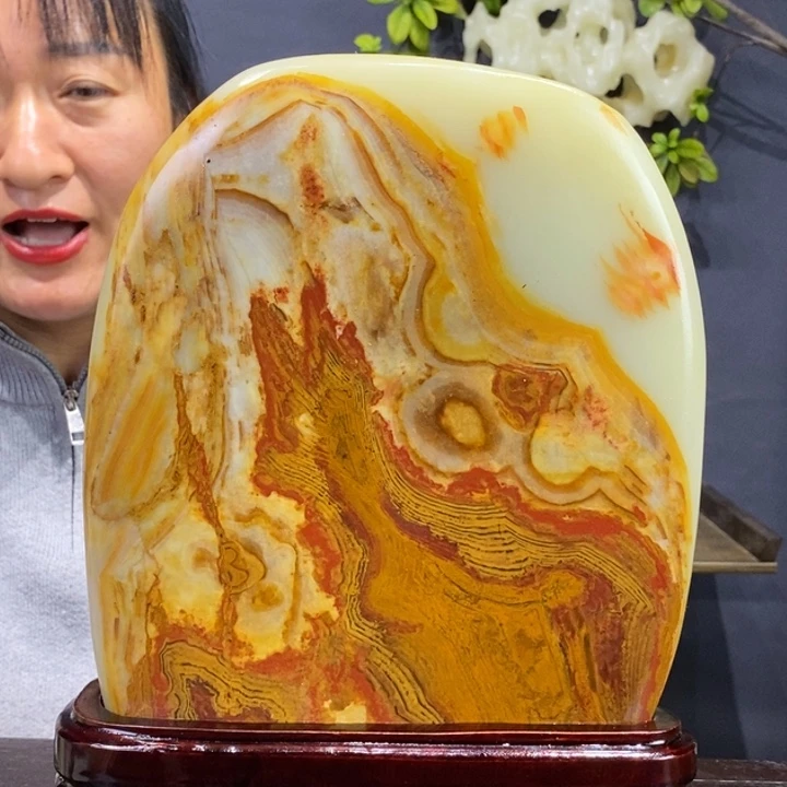 石材精品古青石摆件