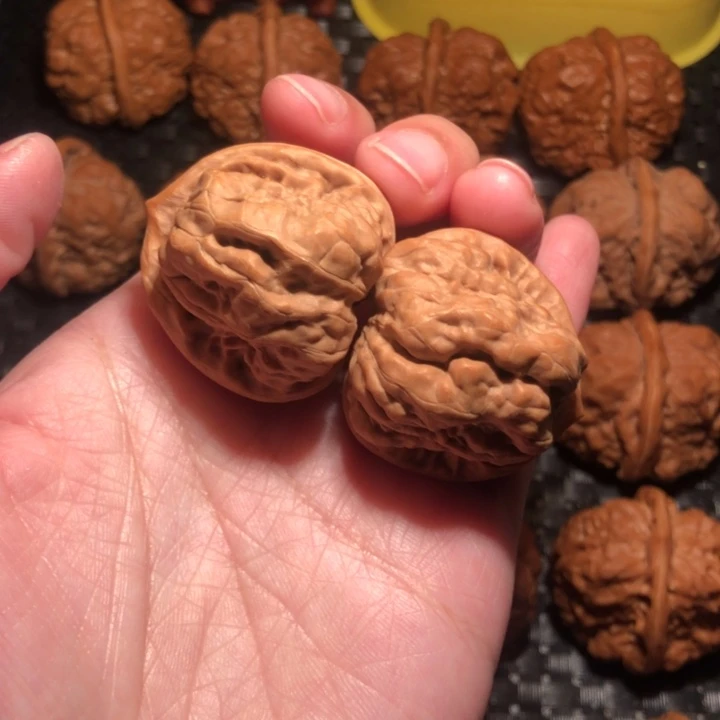 把件文玩核桃四开八腿35