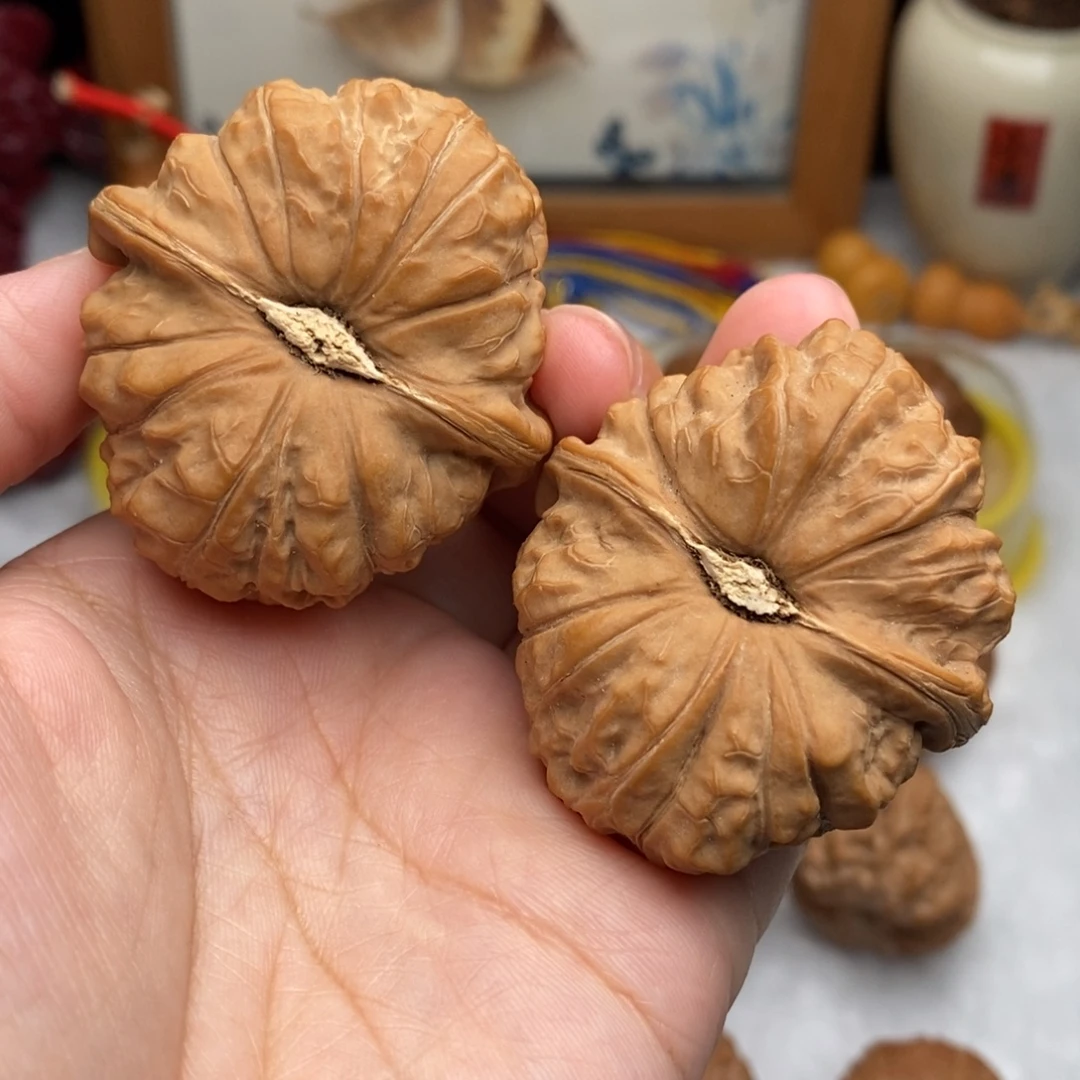 把件文玩核桃44南瓜墩