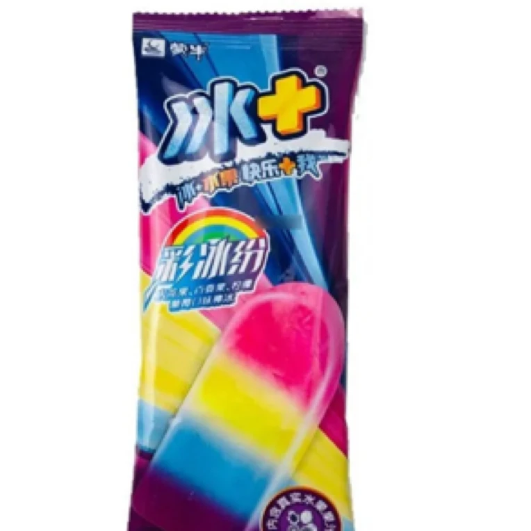 蒙牛 冰+彩缤纷火龙果百香果柠檬葡萄冰棒 60g
