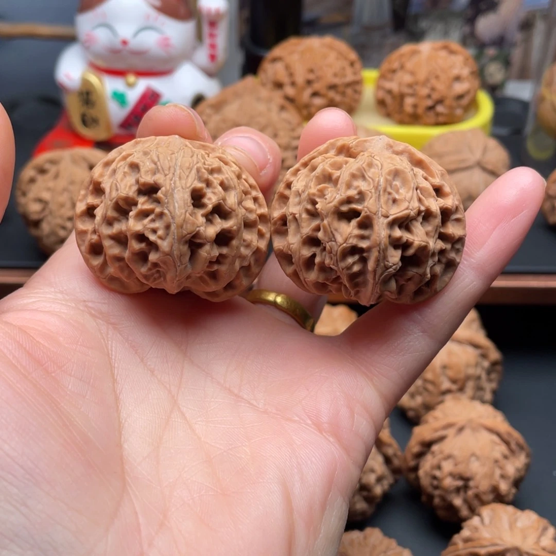 文玩核桃把件39苹果园全品