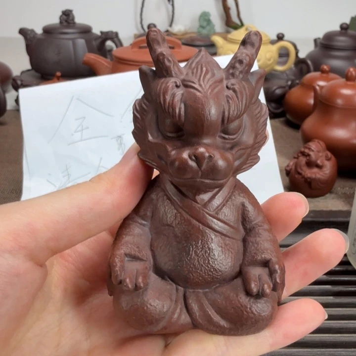 茶壶紫砂小龙人的