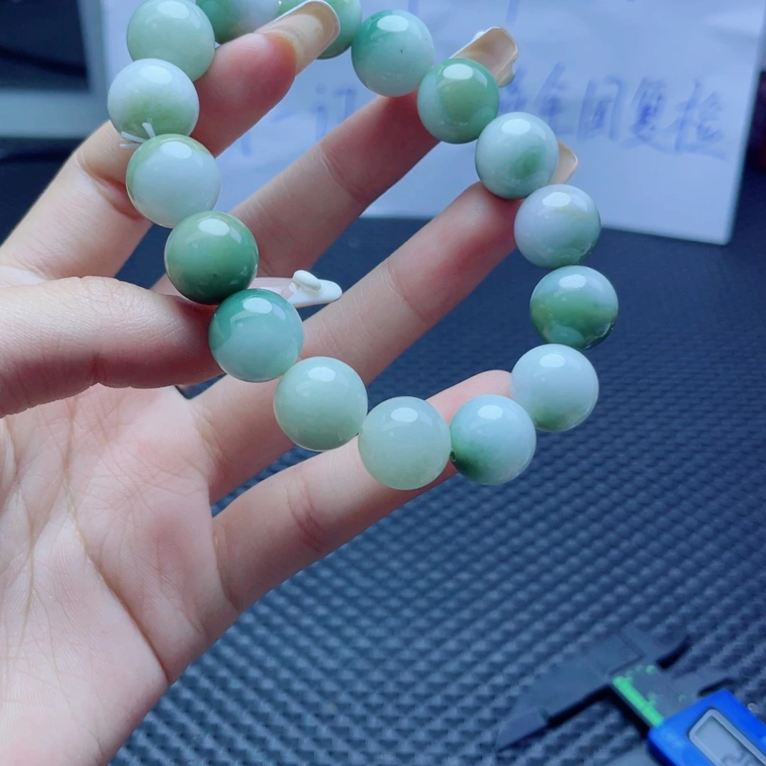 未镶嵌定制翡翠珠串