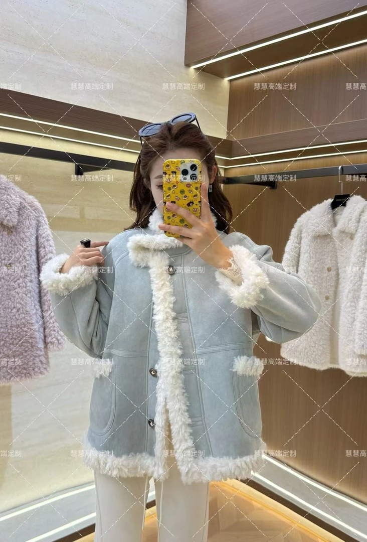 【慧慧】2025新款时尚百搭原创设计师新款 轻奢外套 25956