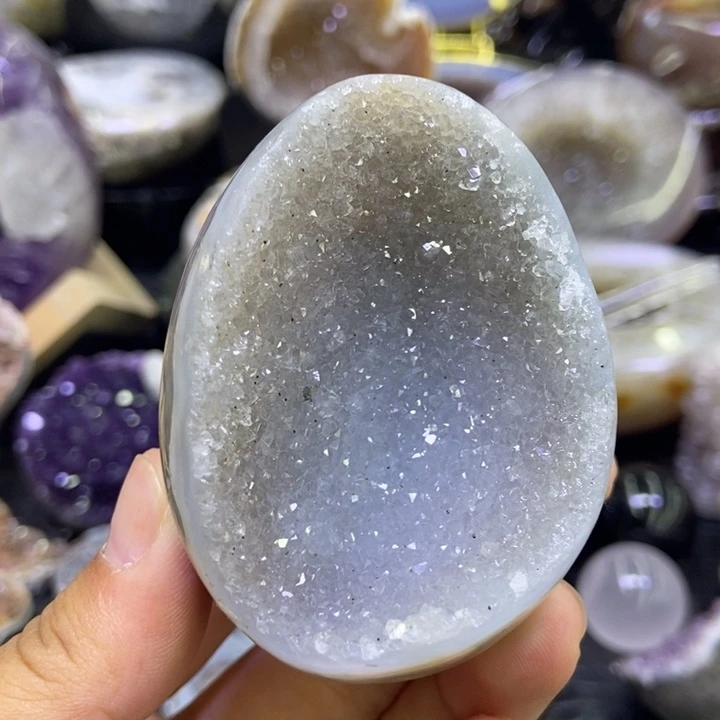 水晶珠宝半成品未镶嵌恐龙蛋