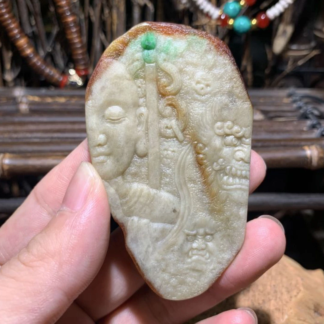 轩辕氏翡翠定制：地藏王菩萨