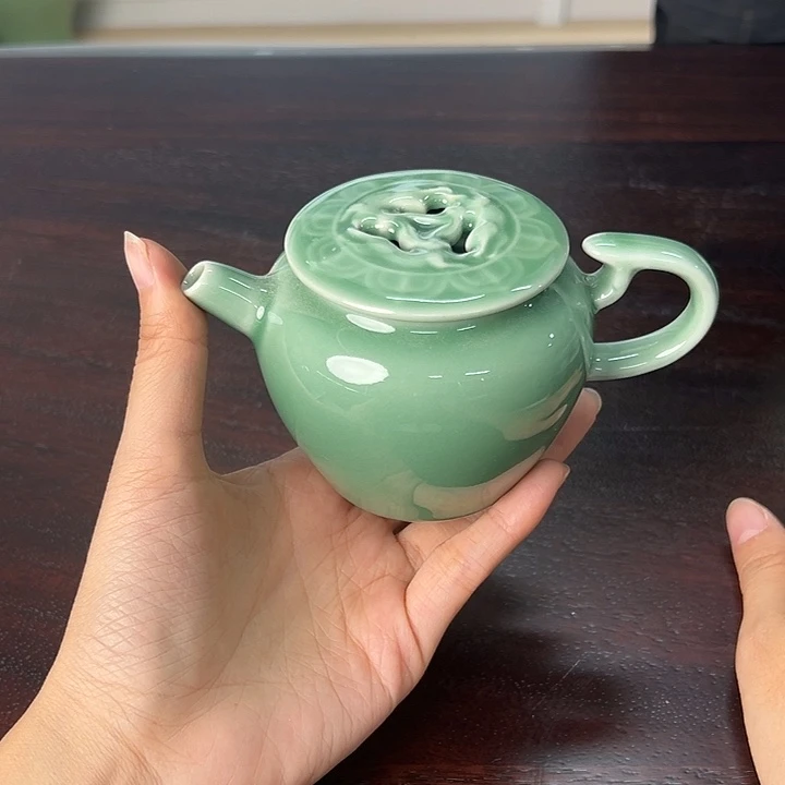 龙泉云间青瓷小米茶器