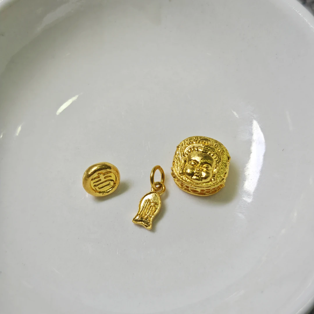 素竹足金金料古法4.52克