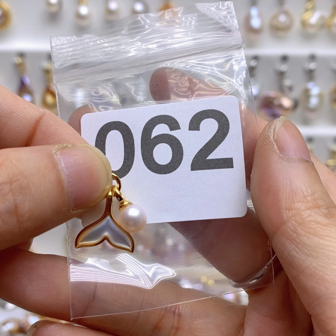 淡水珍珠颈饰银S925镶嵌62