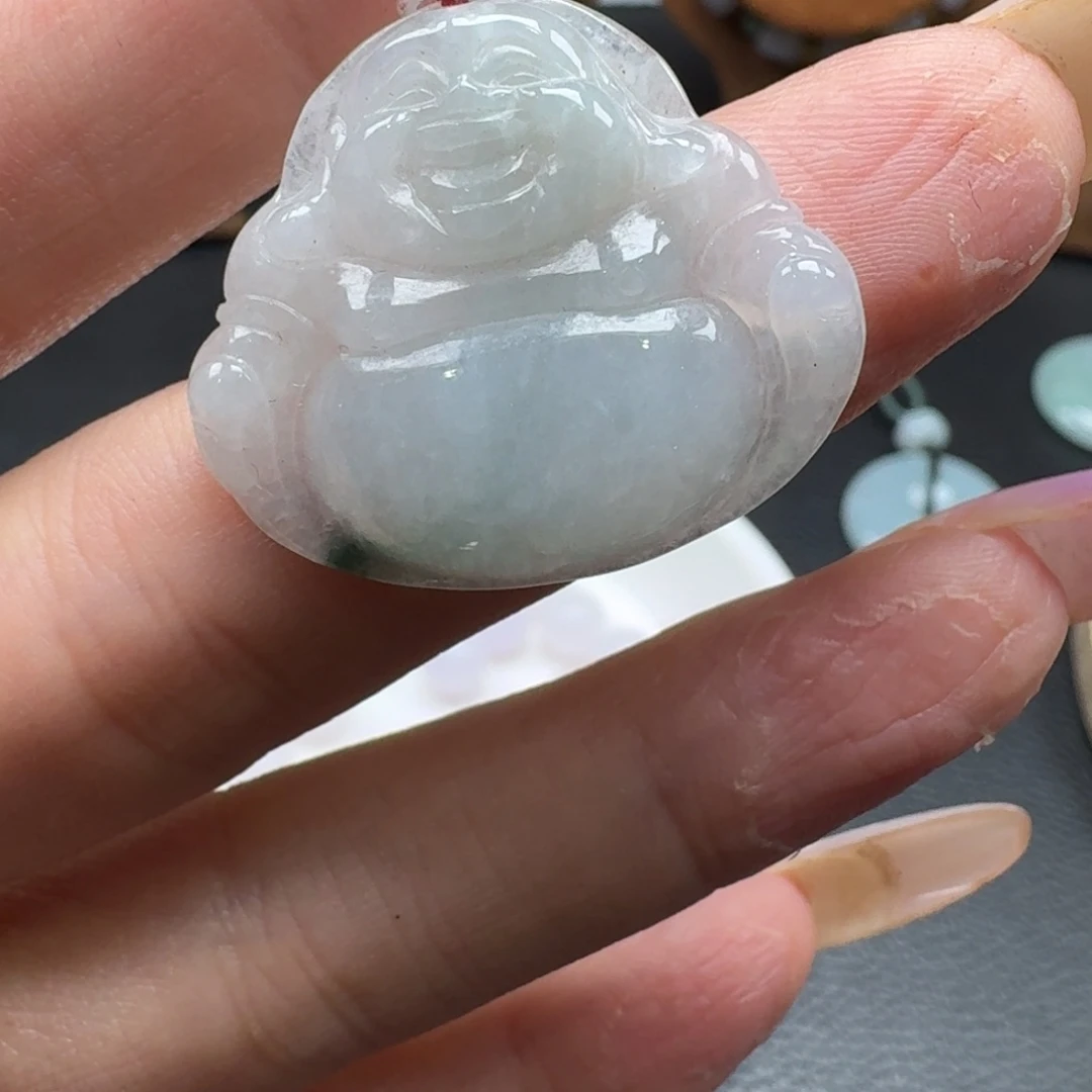 翡翠未镶嵌颈饰555