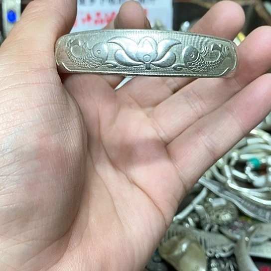 铜器工艺品一对镯子