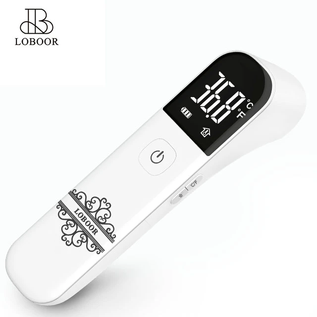 （品牌特价）正品电子测温仪双探头测额头一秒测温自动关机家用测温