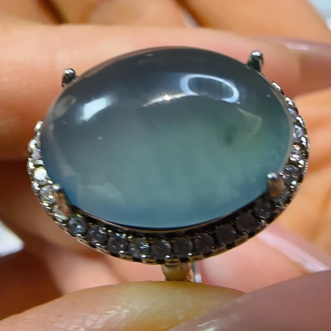 翡翠戒指未镶嵌馨*?翡翠550