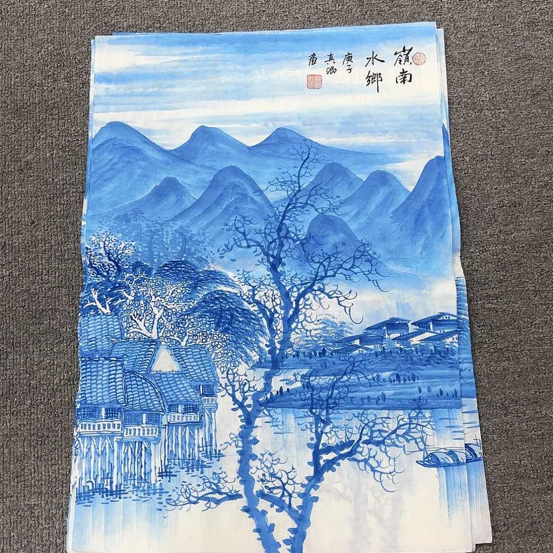 国画国画作品多次入选国内外展出