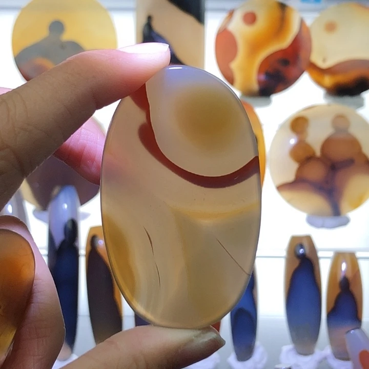 玛瑙/玉髓未镶嵌珠宝半成品133