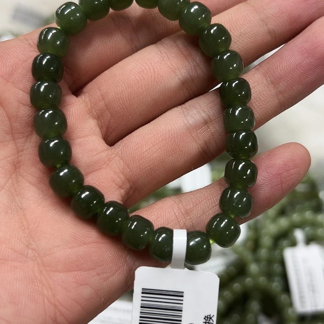 未镶嵌水晶手链和田玉老型
