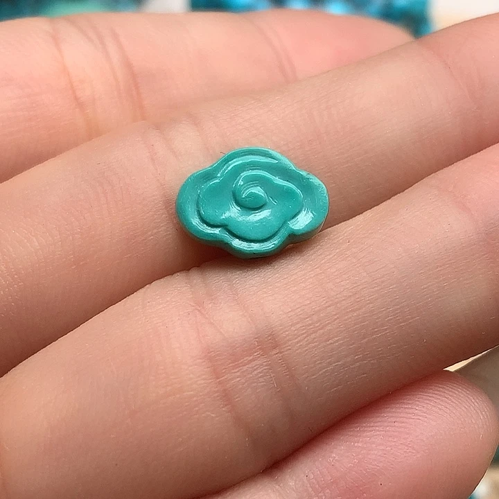 未镶嵌绿松石配珠