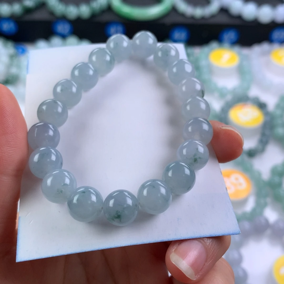 翡翠未镶嵌手链卡10
