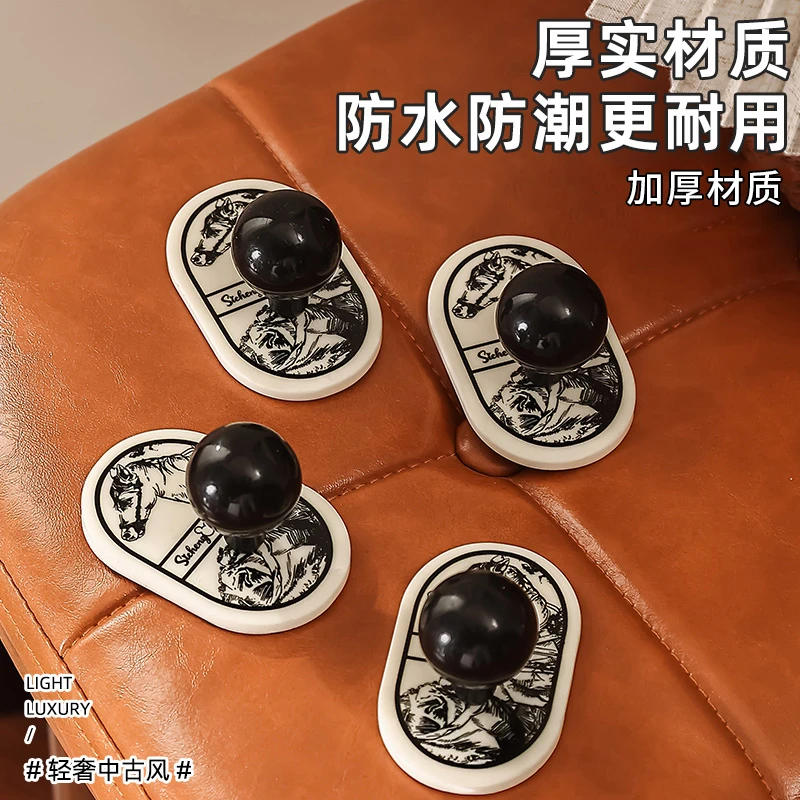 中古风挂钩免打孔门后挂衣钩壁挂多功能强承重粘钩无痕浴室挂钩