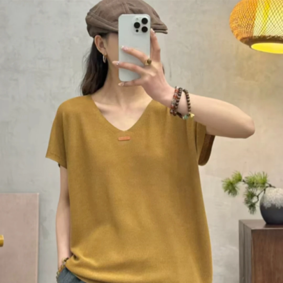 3311v领显瘦时尚上衣