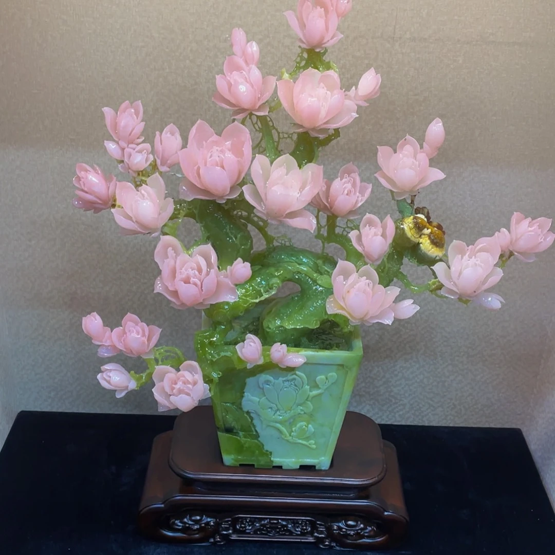 蛇纹石玉未镶嵌摆件