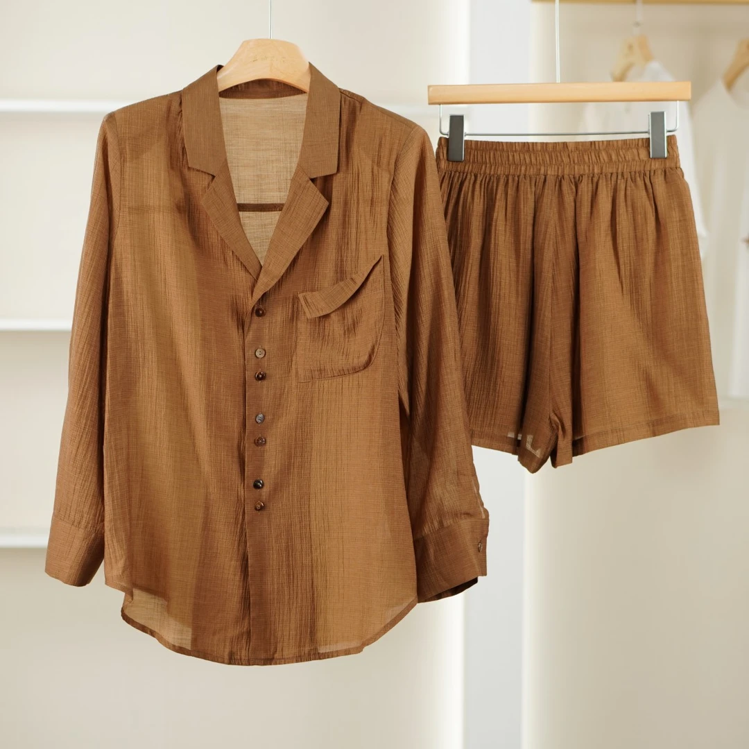 麦迪尚品【DS】50604215 春夏简约轻薄套装裤品牌撤柜女装