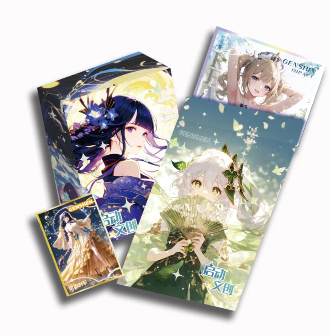 柒柒祈愿叠叠【启动文创色纸】第二弹 元神精美二创色纸（主播代拆）