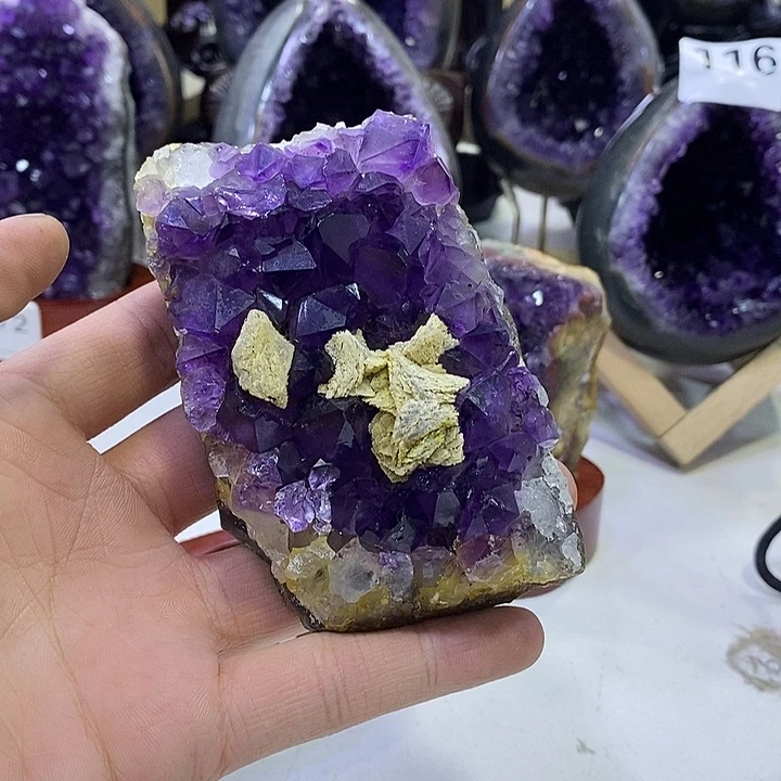 可***格未镶嵌珠宝半成品紫晶487