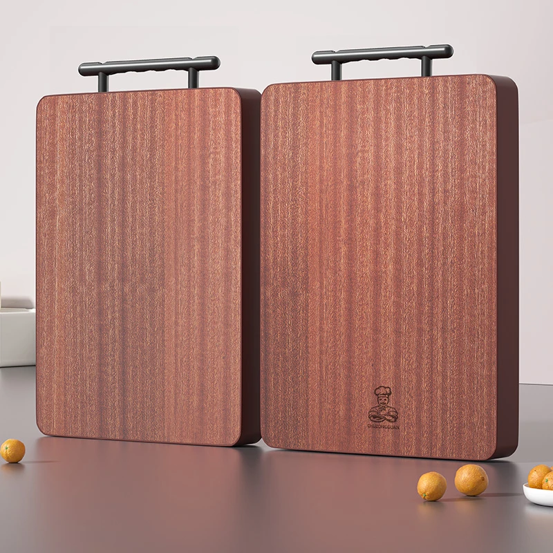 【厨总管】双面乌檀木切菜板案板切肉切水果大号加厚板子