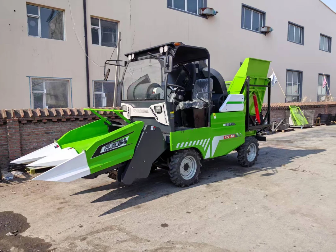 50马力轮式双行玉米收割机