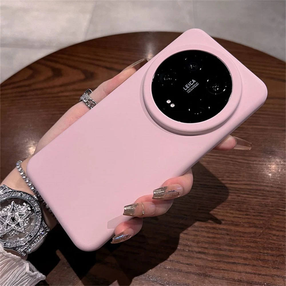 软糯肤感适用小米15Ultra手机壳液态硅胶Xiaomi15简约纯色保护套
