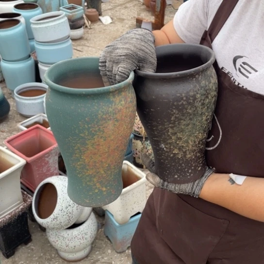 紫砂花盆口15高26正品正品