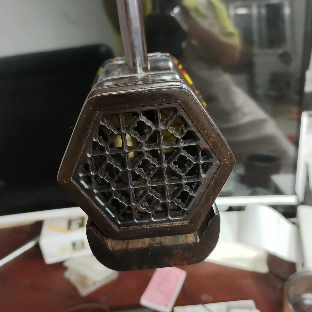 高档老料黑檀二胡专业演奏考级适用大音量二胡
