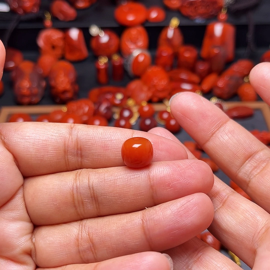 南红玛瑙未镶嵌配饰老型10.3mm