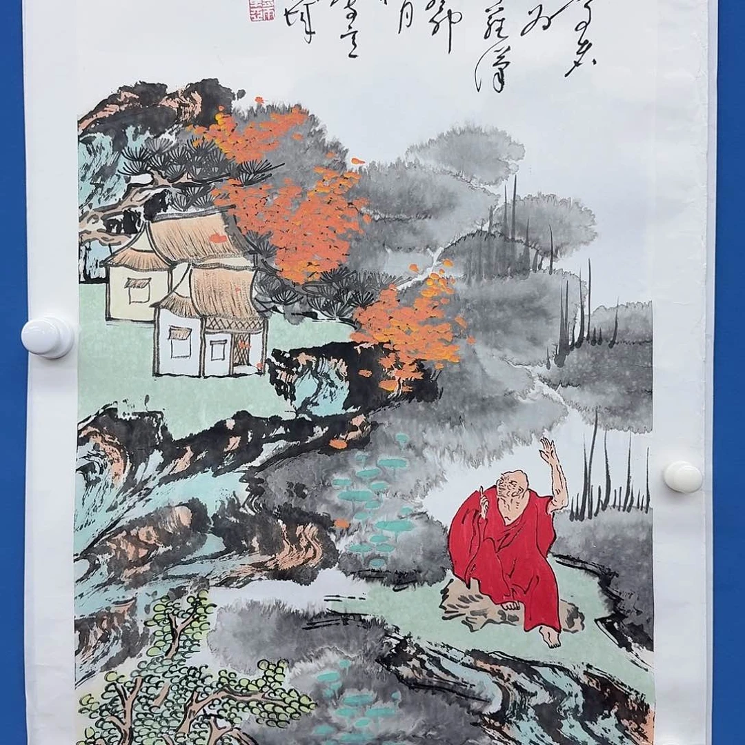 国画多次参加国内外大型