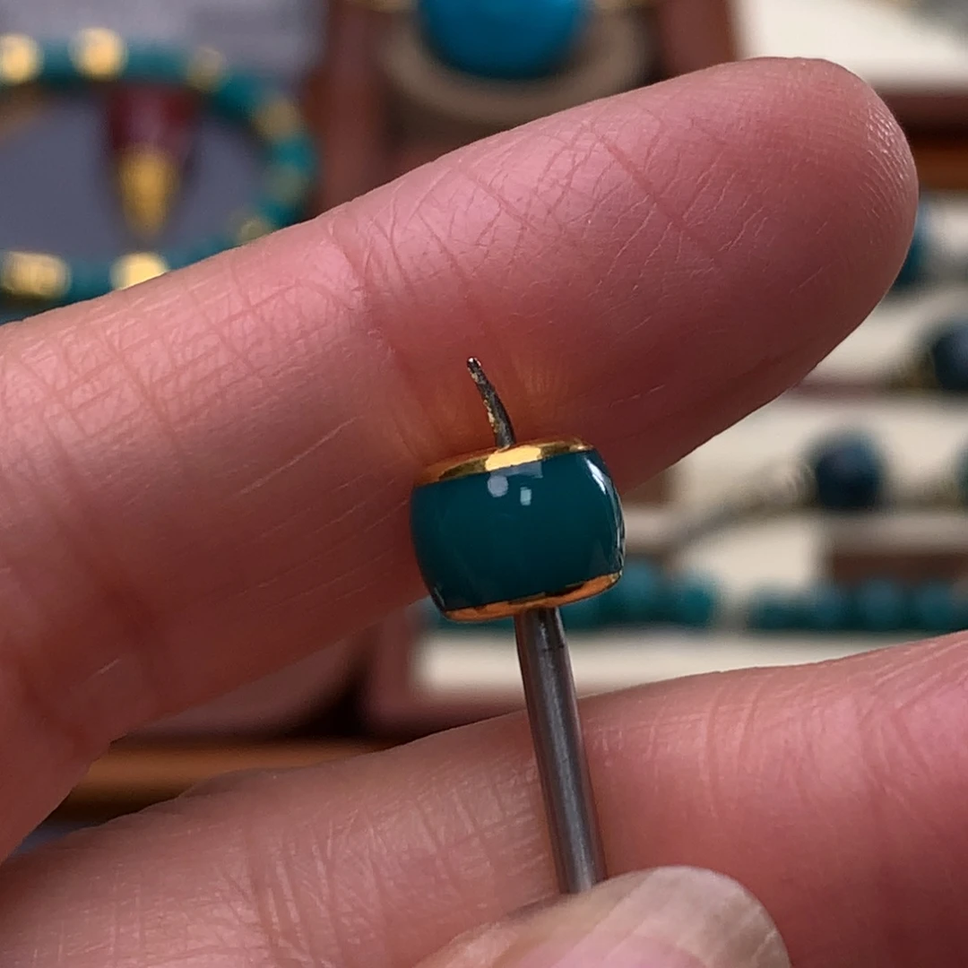 绿松石足金镶嵌配饰