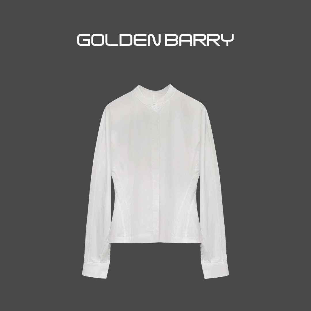 GOLDENBARRY时尚分割短款衬衫212566【微瑕1】