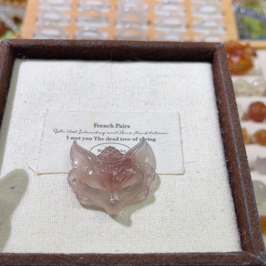 玛瑙/玉髓合金吊坠(不含链)